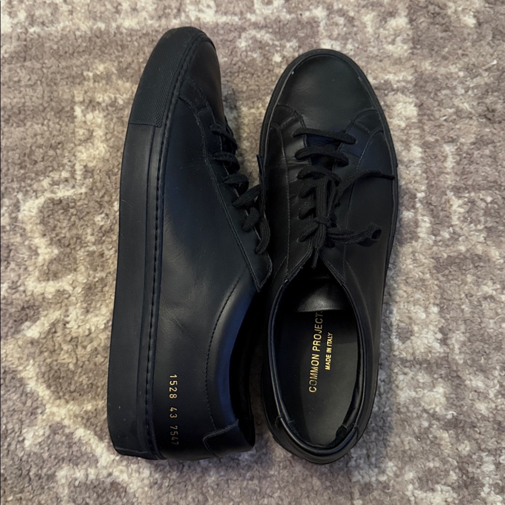 Common Projects Men's Black Sneakers